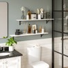 DINZI LVJ Long Wall Shelves, 39.4Inch Wall Mounted Shelves Set