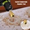 4 Pcs Titanium Coated Countersink Chamfer Tool Metal Countersink Chamfer