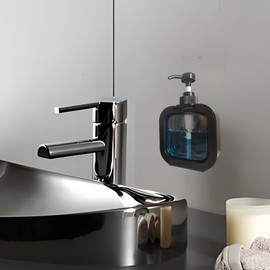 Hand Soap Dispenser Bathroom, Shower Soap Dispenser Wall Mounted, Dish Soap Dispenser for Kitchen, Shampoo and Conditioner Dispenser with Pump and Labels (Black)