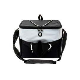 geckobrands Large Removable Hardliner Tote Cooler – Holds Up to 24 Cans or 15 Bottles, 5 Pockets/2 Neoprene, Easy Access Lid