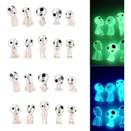 LYSAIMG 20Pcs Glow in Dark Tree Elves Fairy,Mulitful Size Luminous Ghost Micro Landscape Accessories,for Micro Landscape Gnomes Garden Outdoor Patio Lawn Yard(10Green+10Bleu)