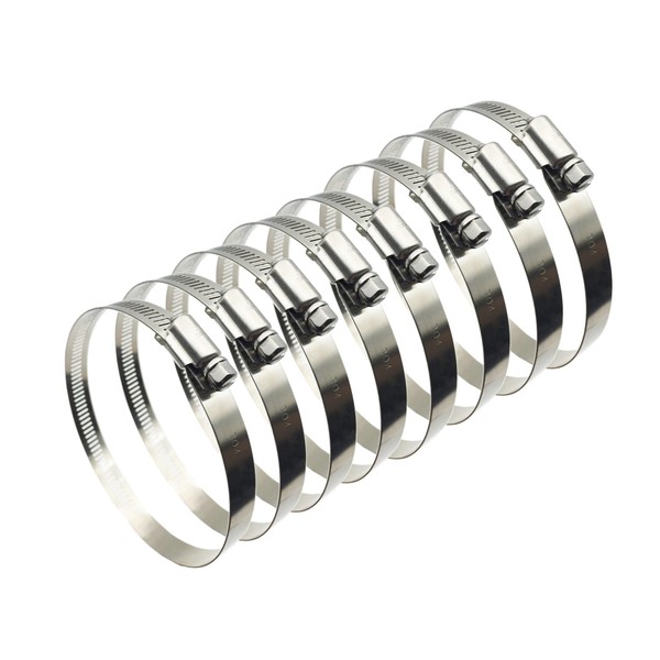 EesTeck EesTeck 8 Pieces 4" Adjustable 304 Stainless Steel Duct