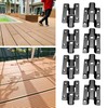 Pack of 100 Stainless Steel Patio Clips, WPC Decking Clips,