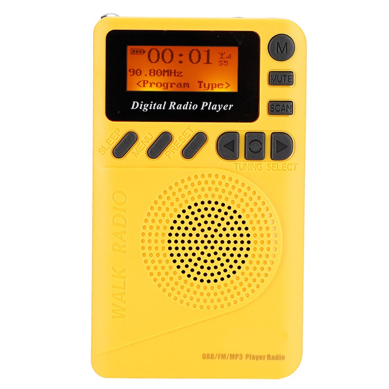 Mini Pocket Digital DAB+FM Radio Stereo Receiver Digital Radio with