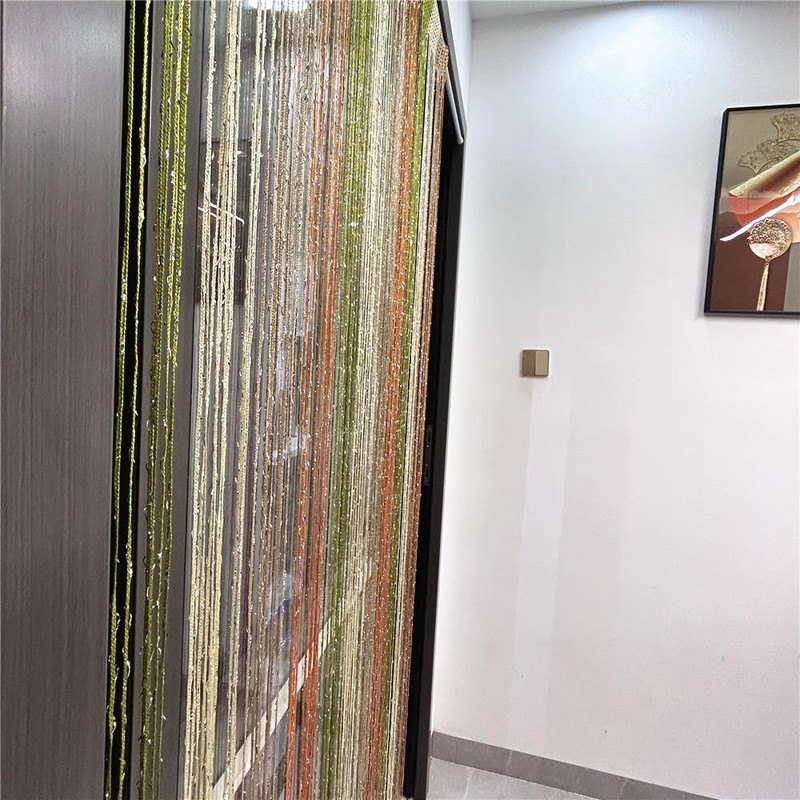 ave split Decorative Door String Curtain Wall Panel Fringe Window