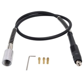 Flex Shaft Rotary Tool Attachment with Comfort Grip and Cable for Detail Metal Engraving, Wood Carving