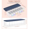 MoKo Cosmetic Contact Lens Storage Organizer Cases with Compartment, Durable