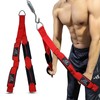 Triceps Rope Gym Cable Machine Attachments with Carabiner Anti-Slip Triceps