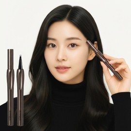 Aroaro forehead line correction pen hairline pencil tattoo pen eyebrow tint, 1 piece, 03. Soft black / 아로아로 이마라인 교정펜 헤어라인 펜슬 타투펜 눈썹 틴트, 1개, 03. 소프트 블랙