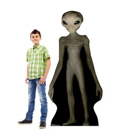 Cardboard People Alien Life Size Cardboard Cutout Standup