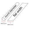 Yongli 2.4" ID Black Heat Shrink Tube 2:1 ratio (2