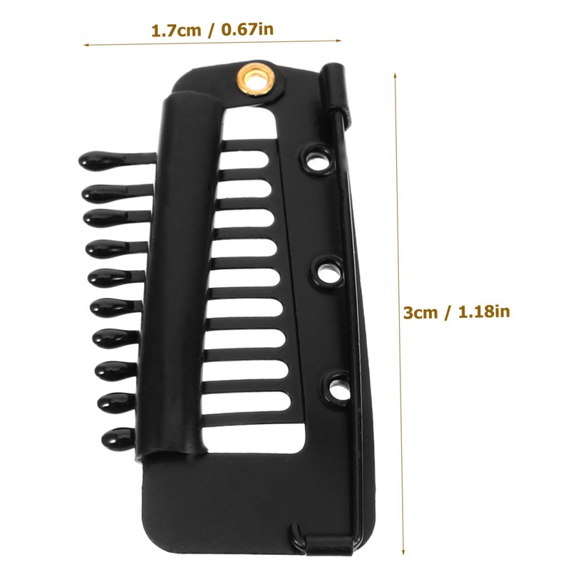 8Pcs Hair Extension Clips Heavy Duty Wig Making Clips for