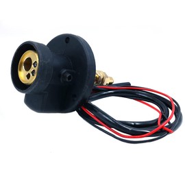 CENPEK Welding Panel Adapter Panel Socket Central Connector Adapter for CO2 MIG Welding Machine Torch Copper Plastic 0.8-1.2 mm
