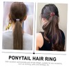 Vaguelly 24Pcs Pearl Hair Tie Ponytail Holders with Beads for