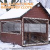 Clear Tarps Heavy Duty Waterproof, 6x10ft Upgraded Edge Heat Fused