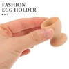 Toddmomy 24Pcs Wooden Egg Cups Easter Egg Cup Wood Egg