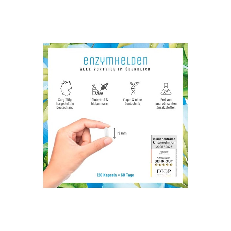 NATURTREU Digestive Enzymes (Digestive Enzymes) - Enzyme Heroes: Enzyme Complex