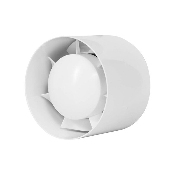 EUROPLAST Pipe Fan Diameter 100 mm White Channel Fan Intermediate