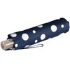 Knirps Slim Duomatic Dots Pocket Umbrella, navy
