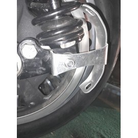 EACCESSORIES EA Rolled License Plate Relocation Holder Bracket for Harley-Davidson Street 2006-2025 - Rear Axle Tag Mount - Lightweight, Highly Durable, Rustproof (3/4-inch Hole)