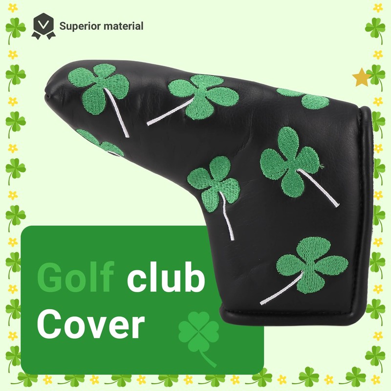 Peakloong Golf Lucky Blade Putter Cover Golf Club Cover for