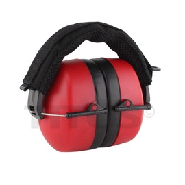 TITUS 3 Series 37 NRR Noise Reduction Hearing Protection & G20 All-Sport Z87.1 Safety Glasses Combos (Red - Tac Band, Pink Frame - Mirrored Lens)