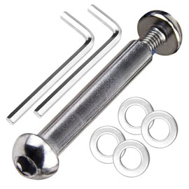 OTFAITP M8 8 mm x 28 mm-86 mm Scooter Front Rear Axle Bolt 8.8 Grade Carbon Steel for Stunt Scooter Dash Teen/Adult Kick Scooter 800+lb Capacity