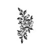 Flower tattoo – Temporalis® | Temporary tattoos for women and