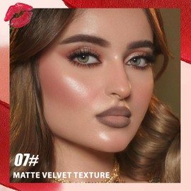 BINGBRUSH 2in1 Gradient Lip Liner & Lipstick Combo,Matte Longwear Waterproof Lip Pencil with Cone Tip,Smudge Proof Crayon for Flawless Ombre Contour,Women's Long Lasting Makeup Set (7#Cocoa Dusk)