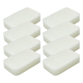 KOKUBO 5951 Japanese Kitchen Sponges, 8 Pieces, White, Antibacterial, Soft, Polyurethane Foam, Made in Japan