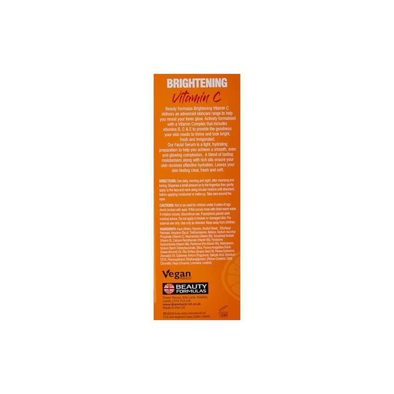 Beauty Formula Vitamin C Brightening Face Serum 30MI