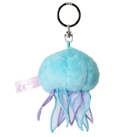 Niki Key Holder, Jellyfish, 3.9 inches (10 cm), Kids, Blue, W2.8 x D 3.5 x H 2.4 inches (7, blue