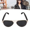 Bluetooth Sunglasses Gold Frame Smart Audio Glasses Stereo Speakers Music