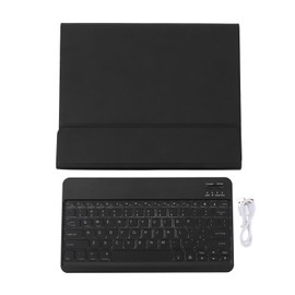 Keyboard Case for Tablet Pro 12.9in 6th 5th 4th 3rd Generation Colorful Backlighting Wireless PU Bluetooth Keyboard Case Black