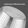 3 In 1 Colander Strainer Set Stainless Steel Rice Washing