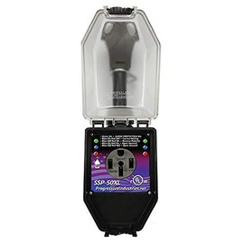 Progressive Industries SSP-50XL Portable RV Smart Surge Protector, Black, 50 Amp