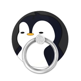 Velvet Caviar x Pudgy Penguins Cell Phone Ring Holder Grip & Stand for Back of Phone - Black Penguin #6873
