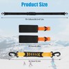 DELAESI Ski Straps 2 Pieces Adjustable Ski Carrier Strap Cushioned