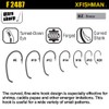 XFISHMAN Fly Hooks for Fly Tying Dry Wet Nymph Flies