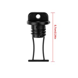 Replacement Drain Plug with Screws, 2-Piece Plastic Kayak Drain Plug Canoe Boat Thread Plug Replacement Accessories