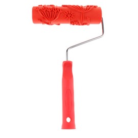 15 Patterns Paint Rollers, Rollers for Painting Embossing Cylinder Art Wall Printing Brush Roller Tool with Handle Suitable for All Interior Coatings - EG346T_Dandelion