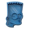 Cuticuter Simpsons Bart Cookie Cutter, Blue, 8 x 7 x