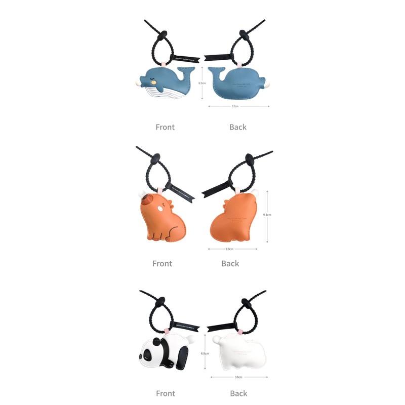 [LeChengMM] Keychain Super Funny Decompression Idea Bubble Blowing Cartoon Keychain,