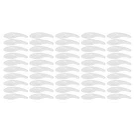 Cuchara para Mascarilla Facial, 50 Piezas Espátula para Crema Facial Forma Curva Lavable Reutilizable Cuchara Cosmética para Pegamento de Uñas Cucharas de Maquillaje Espátula Cosmé