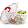 Komax Biokips Set of 2 Large Salad Bowls with Lids