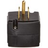 Leviton 692-E 15 Amp, 125 Volt, Triple Cube Grounding Adapter,
