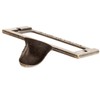 dophee 6-Pack Antique Brass Label Frame Card Holder Drawer Box