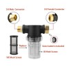 Sooprinse Garden Hose Inlet Filter for High Pressure Washer, Sediment