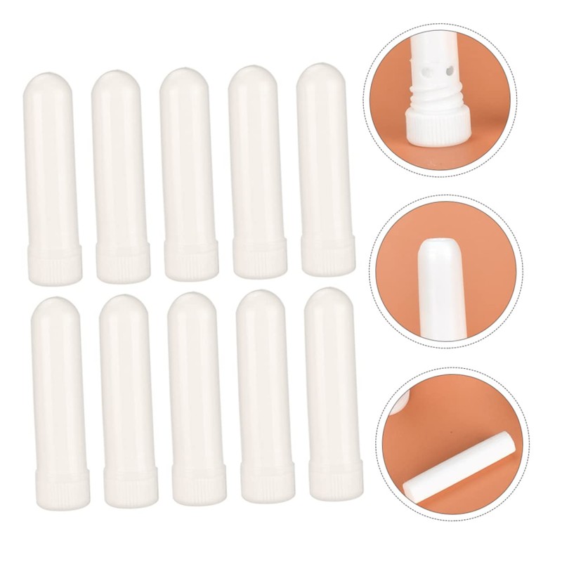 LALAFINA 10 Pack Aromatherapy Essential Oil Refillable Tubes for Defuser