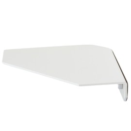 MagoroLabo TETUTO ML-064 Corner Rack, Corner Shelf, Like Cafe Space, Made in Japan, Wall Hanging Shelf, For Rental, Furniture That Can Be Attached to Walls, Won't Damage Walls, White